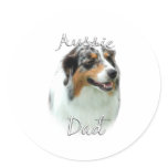 Australian Shepherd Dad 2 Sticker