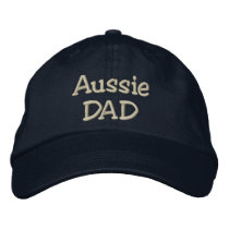 Australian Shepherd Dad Gifts Embroidered Hat