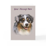 Australian Shepherd Fabulous Greeting Card