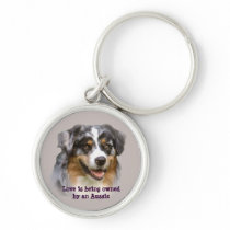 Australian Shepherd Fabulous Keychain