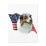 Australian Shepherd Flag Post Cards