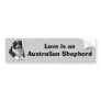 Australian Shepherd Guardian Bumper Sticker