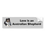 Australian Shepherd Guardian Bumper Sticker bumper stickers
