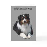 Australian Shepherd Guardian Greeting Card