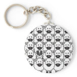 Australian Shepherd in the Sheep Keychain