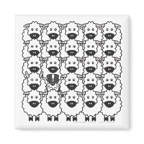 Australian Shepherd in the Sheep Magnets