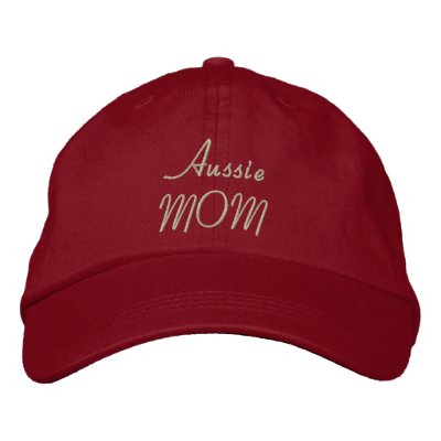Australian Shepherd MOM Gifts Embroidered Baseball Cap by DogsByDezign