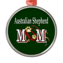australian shepherd mum christmas ornaments