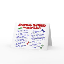 AUSTRALIAN SHEPHERD Property Laws 2