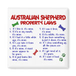AUSTRALIAN SHEPHERD Property Laws 2 magnets
