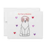 Australian Shepherd Red Furry Valentine Personalized Invitations