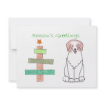 Australian Shepherd Red Stick Tree Invites