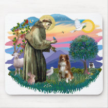 Australian Shepherd (red / white)) Mouse Pad