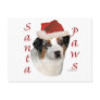 Australian Shepherd Santa Paws Post Card