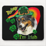Australian Shepherd St. Pattys Mouse Pad