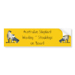 Australian Shepherd Working Sheepdog bumper stickers