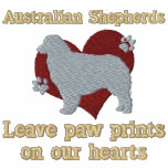 Australian Shepherds Leave Paw Prints Hoody