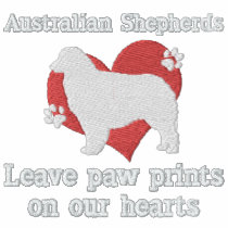 Australian Shepherds Leave Paw Prints