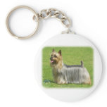 Australian Silky Terrier design Key Chains