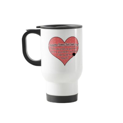 Australian Stumpy Tail Cattle Dog Paw Prints Humou Mugs by thatsalottadogs