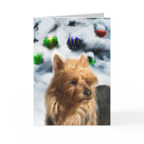 Australian Terrier Christmas Gifts Greeting Cards