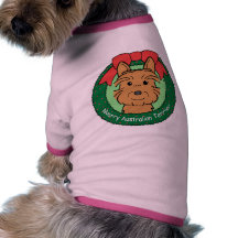 Australian Terrier Christmas Pet Clothing