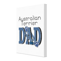 Australian Terrier DAD Gallery Wrapped Canvas