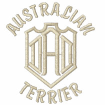 Australian Terrier Dog Dad Polo Shirt