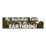 Australian Terrier Earthdog Bumper Sticker