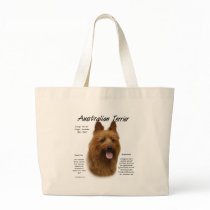 Australian Terrier History Design Tote Bag