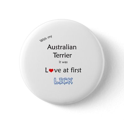 Australian Terrier Lick Design Pins by GreyWolfCreation