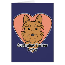 Australian Terrier Lover Card