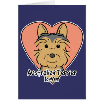 Australian Terrier Lover Greeting Card