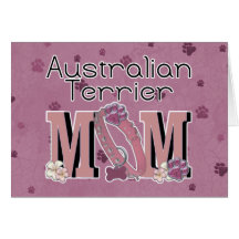 Australian Terrier MOM Card