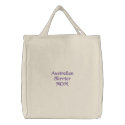 Australian Terrier  MOM embroidered bags