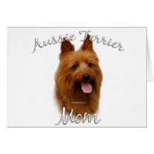 Australian Terrier Mum 2 Greeting Card