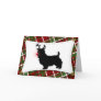 Australian Terrier Reindeer Christmas Card