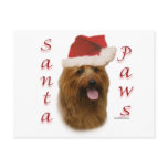 Australian Terrier Santa Paws Post Card