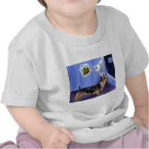 Australian Terrier senses smiling moon T-shirt