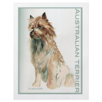 Australian Terrier sit Custom Flyer