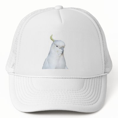 Australian White Cockatoo Cap Trucker Hats by PhotoPixie