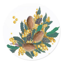 Australian Wildflowers - Banksia Stickers