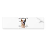 AustralianCattle Dog (redspec) History Design bumper stickers