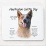 AustralianCattle Dog (redspec) History Design Mouse Pad