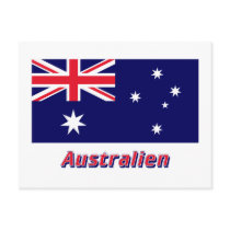 Australien Flagge mit deutschem Namen
