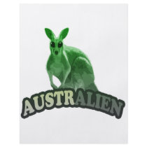 AustrAlien t-shirt Flyer Design