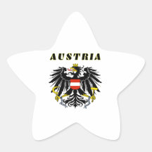 AUSTRIA Coat Of Arms Stickers