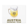 Austria Drinking Team Postcard