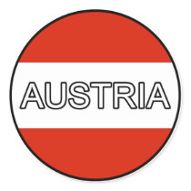 Austria Euro Sticker