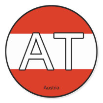 Austria Euro Sticker